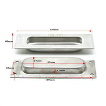JY304 stainless steel sliding door Hidden hidden handle Rectangular handle Drawer dark handle Surface mounted Concealed