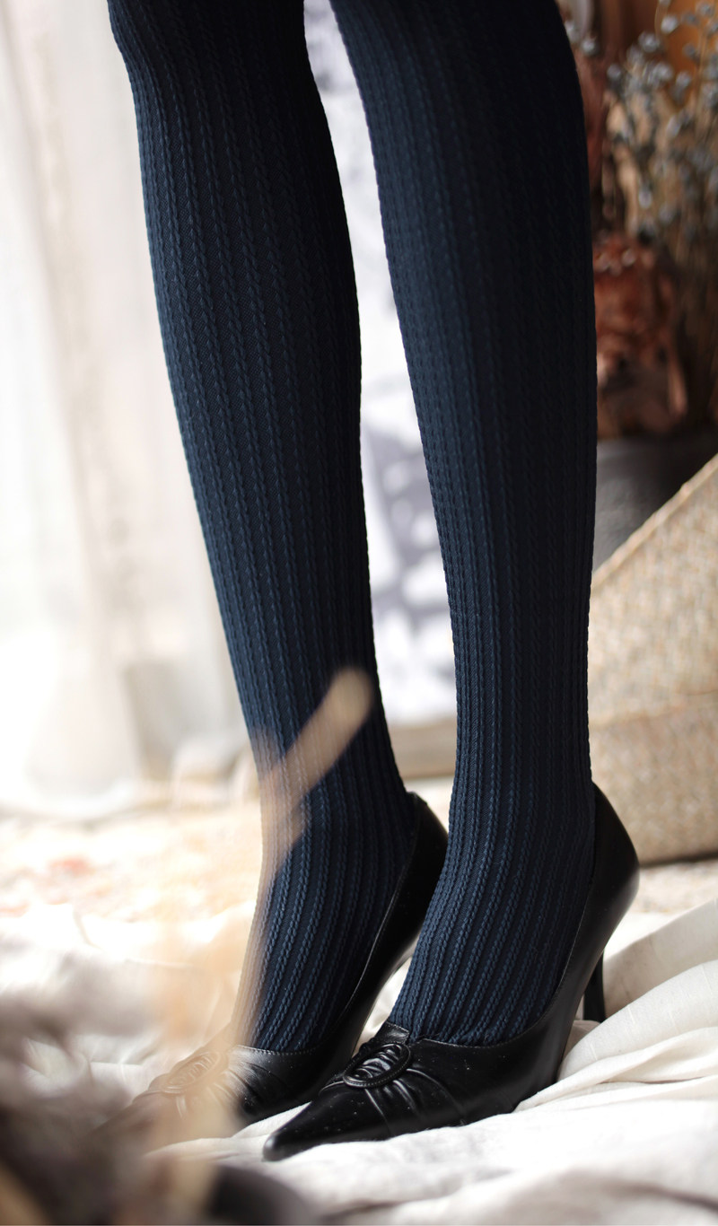 批发显瘦麻花丝袜春秋季提花打底袜柔软保暖大弹连裤日系连裤袜子