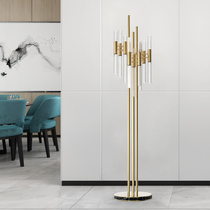 Postmodern American living-room bedroom Crystal glass colour floor lamp Living room Extravagant Decent Board House Sales Floor