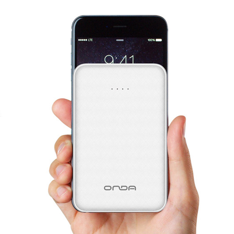 昂达充电宝10000毫安薄苹果6通用移动电源聚合物刻字私人定制logo_7折