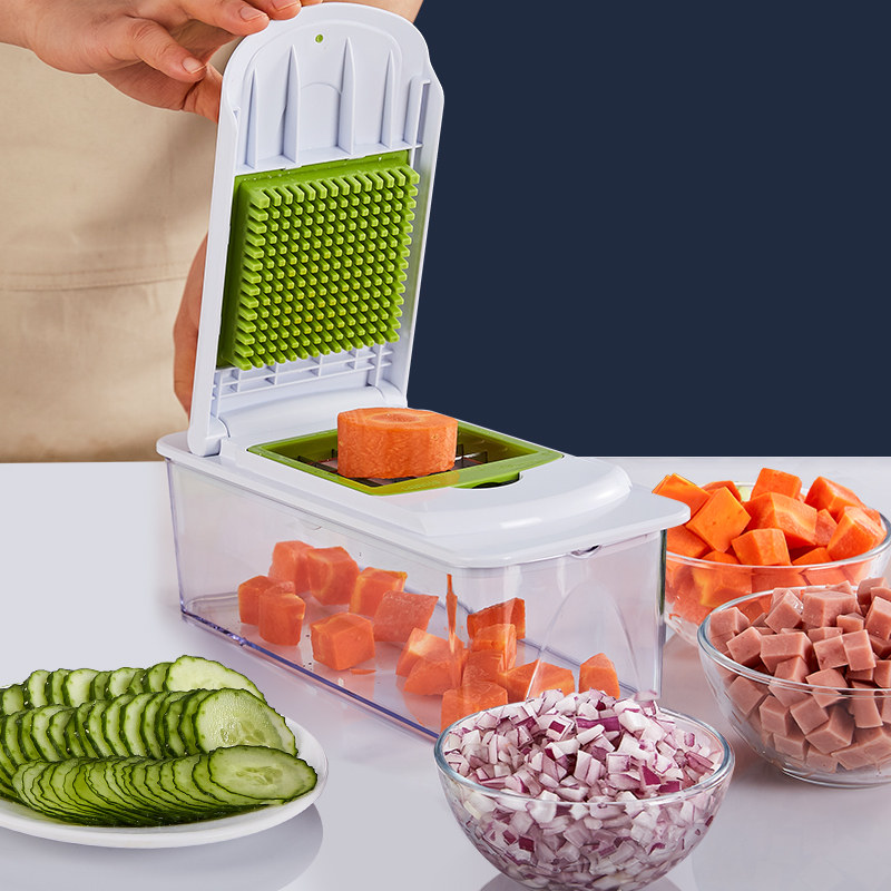 多功能厨房切菜神器手动切丁器
