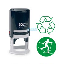 COLOP automatic ink R45 flip seal quality inspection QC pass SEAL Delivery stamp with oil