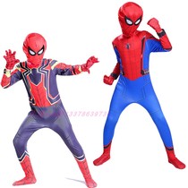 Spider-man tights Return of the Hero Children adult extraordinary steel Spider-man one-piece clothes Boy suit