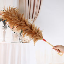 Feather Duster does not fall off household handmade old-fashioned dust sweeping ash Zen cleaning telescopic thickened blanket