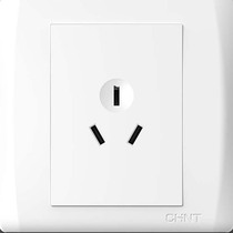 Chint Electric Switch Socket Panel Type 86 Three-Hole Household Wall Socket 16A