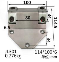 304 stainless steel hinge heavy-duty mechanical equipment door hinge large heavy door hinge to increase the thickened