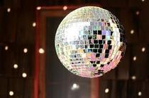 Glass reflective ball effect Rotating specular reflective ball Reflecting rotating glass ball