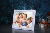 New front touch button 10 inch high-definition digital photo frame electronic album phase frame video playing advertising machine