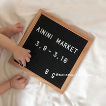INS custom multi-purpose DIY message board Reminder board Baby photo Childrens room decoration Wall decoration