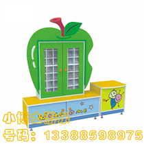 Kindergarten with door paint wooden cup holder cartoon shape tea cup holder fireproof board mouth cup holder storage combination