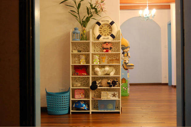 雕花置物架七层宽/花架/欧式书架收纳架储物架陈列架宜家家居层架