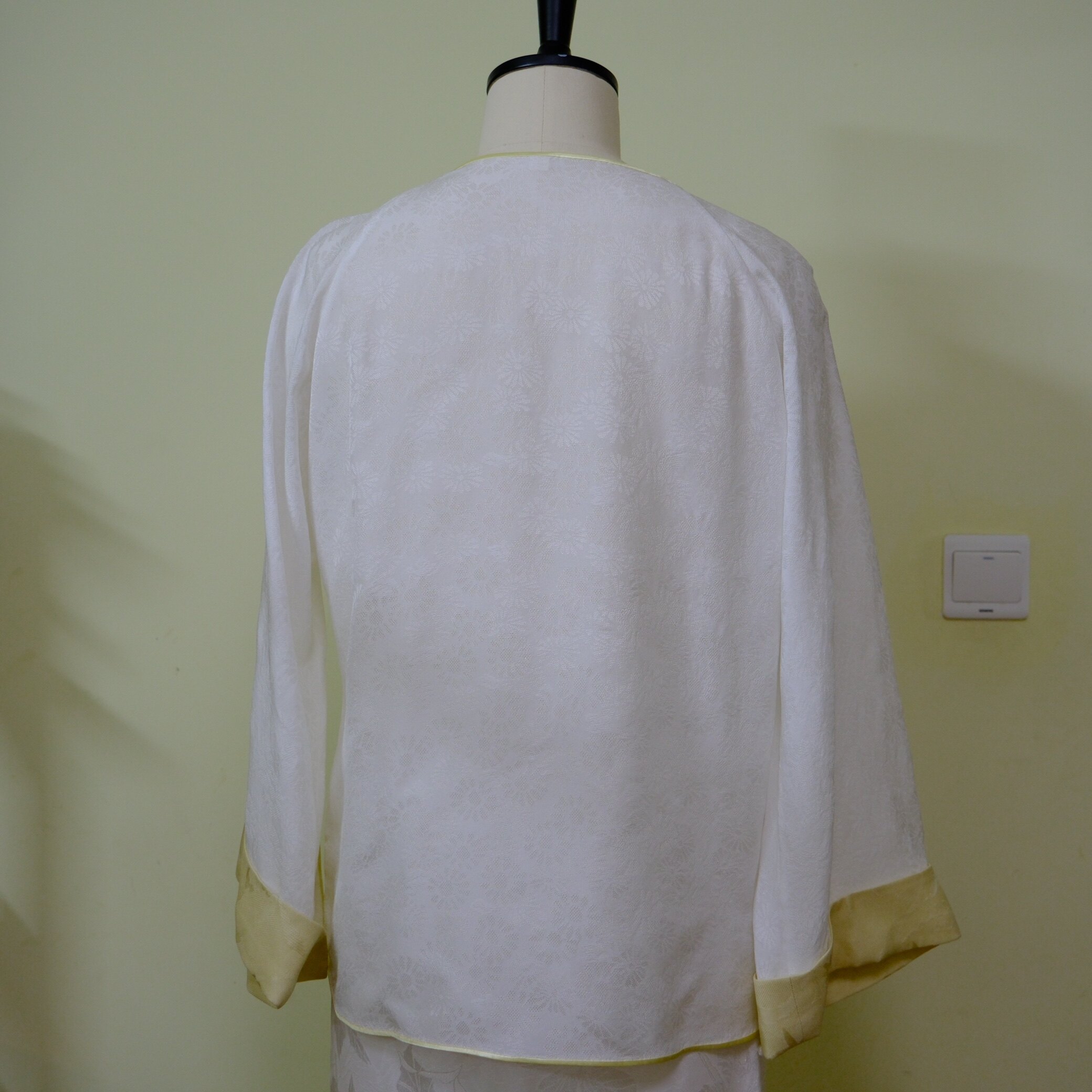 施汰 非遗花罗 斜襟流苏扣花罗上衣 罗衣 高端新中式一百桑蚕丝