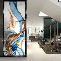 Light luxury screen partition living room home Modern simple bedroom shade bathroom glass decoration small apartment