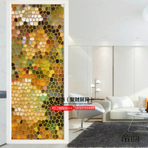 Simple and modern entry living room screen Light luxury glass decoration obscures household entrance small apartment Nordic partition wall