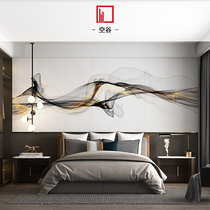 Empty Valley Custom background wall 2021 New finish wall panel hard bag bedroom bedside background wall modern simple