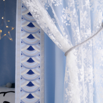 Original student bed curtain upper bunk dormitory mosquito net shading cloth integrated shading mantle female dormitory day curtain