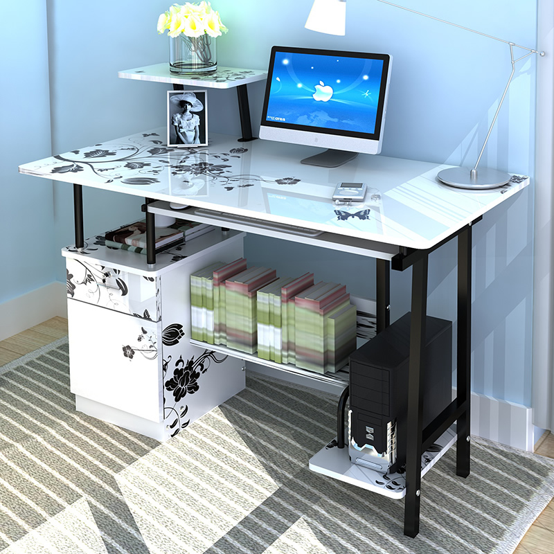 亿家达 简易电脑桌台式家用办公桌写字桌书桌 简约现代台式电脑桌产品展示图1