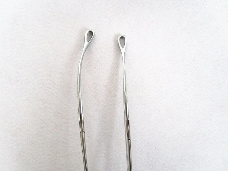 不锈钢卵圆钳 海绵钳 医 用钳子 拔火罐钳夹子 25cm有齿无齿