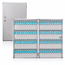White key Cabinet 4s shop car key management cabinet key storage box wall-mounted key cabinet 96 boxes