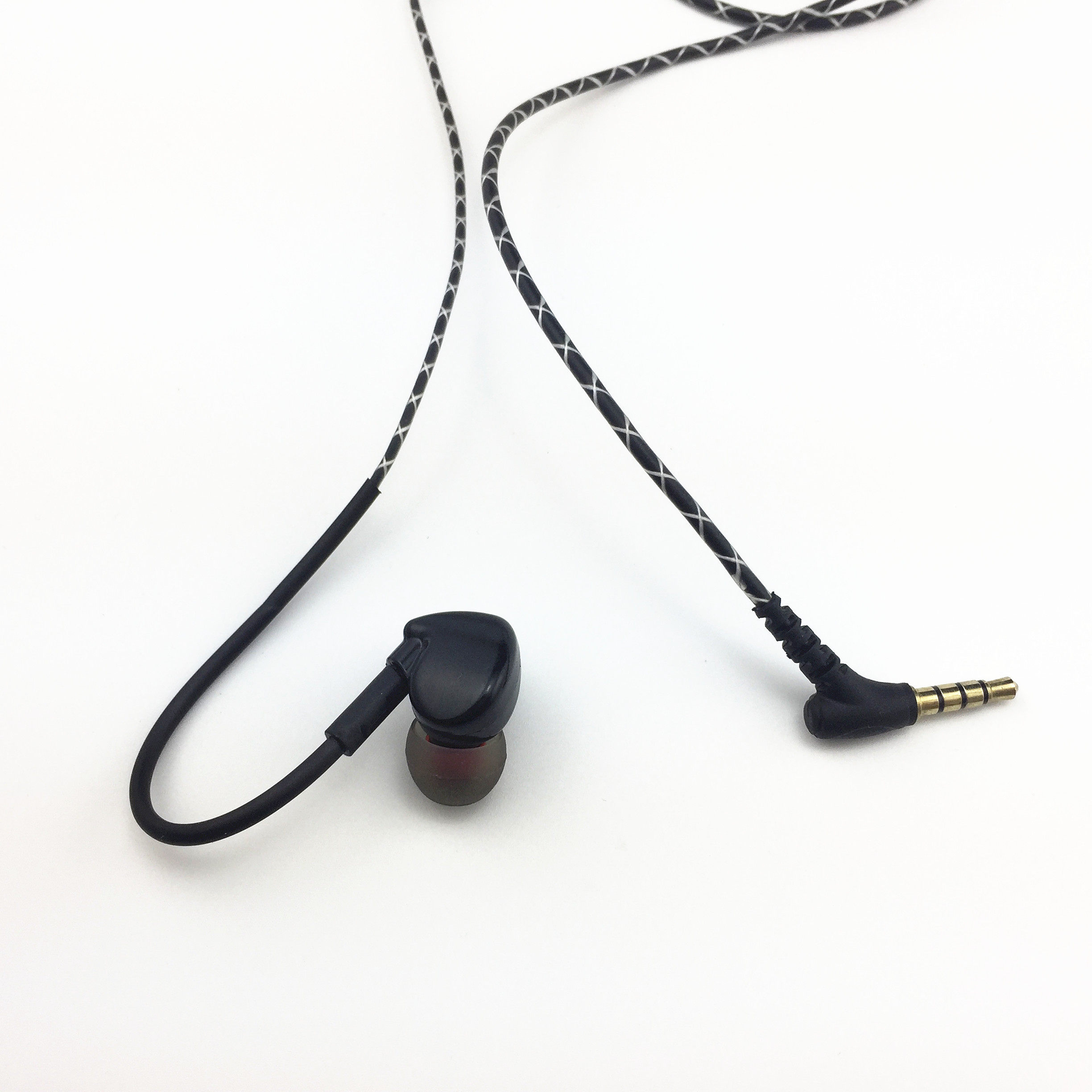 单边驾驶员挂耳入耳手机l弯头耳机运动跑步安卓通用线控通话带麦_7折