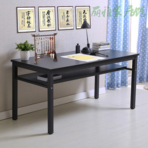 Double-layer desk Computer desk Calligraphy table Calligraphy and painting table Painting case Simple desk Student training writing desk