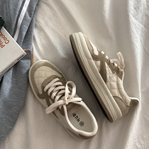 Hong Kong Chauth Thick Bottom Day Ensemble Shoes Women Han Edition 100 Hitch Little White Shoes 2022 New Spring Port Wind Board Shoes