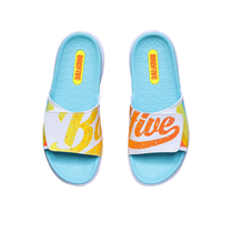 Li Ning 2021 Summer new anti-wooing BAD FIVE to wear basketball sports Magic sticker slippers ABTR007 male