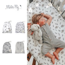 Australian MisterFly crib fitted sheet more simple Ins wind sheets Pure cotton baby bedspread Cute animals