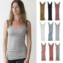 70%silk Swiss minimalisma summer new vest womens elastic camisole home clothes parent-child clothing