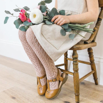 120-year-old brand Spanish condor twill hollow pantyhose children girls baby stockings thin and breathable