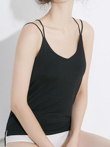 Belly dance Top Dance dance with chest pad beauty vest Cup one yoga underwear sling female 2021 sports base