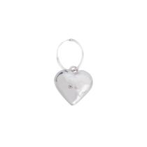 Raf Simons RafSimon R small heart-shaped single silver earrings 2022 new spring summer ladies