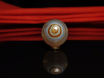 Antique Pearl Tibetan Stalking Silk Manau Heaven-Eye Pearl Pineal Stalking Silk Buddhist Eye Tangle Silk Tibetan Area Old Beads Ancient Beads