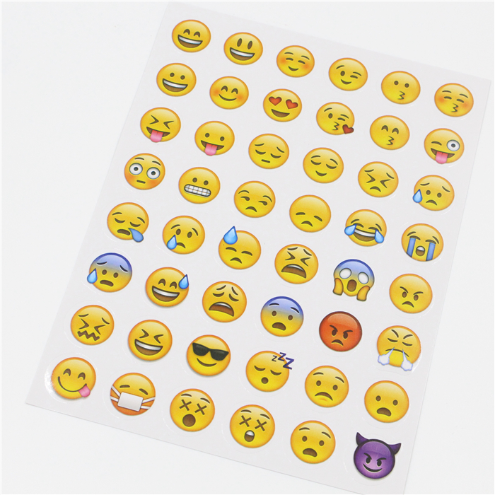 emoji表情贴纸 苹果表情包纸质笑脸贴画含192个迷你小表情