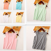 Summer childrens clothing Baby Modal incognito childrens vest men and women baby infant middle and large childrens Yuan sleeve top