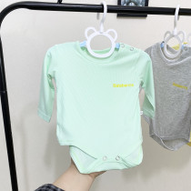 Summer slim baby Modale with heart cut Long sleeves Triangle Harvest climbing clothes for men and women conjoined air-conditioned room clothes