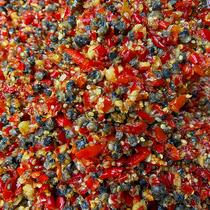 Jiangxi farmhouse hand-made snail chop chili sauce fresh field snail meat multi-flavor spicy sauce super meal