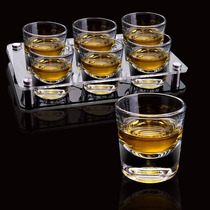 Whiskey cup holder set household crystal glass premium beer glass KTV foreign wine cup creative water Cup Net Red