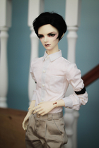 BJD doll 1 3 uncle White slim shirt suit shirt