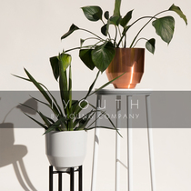 IYOUTH imported American design brand YIELD modern minimalist metallic color round divider flower pot flower stand