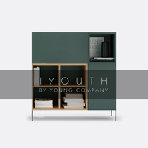IYOUTH Spanish imported Nordic minimalist fashion modern design multi-color solid oak storage cabinet Cabinet