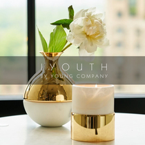 IYOUTH American imported ANNA French handmade gold luxury decoration desktop fragrance scented candles