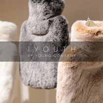 IYOUTH Germany warm insulation luxury fashion Mink hair otter rabbit hair new fur irrigation hot water bottle