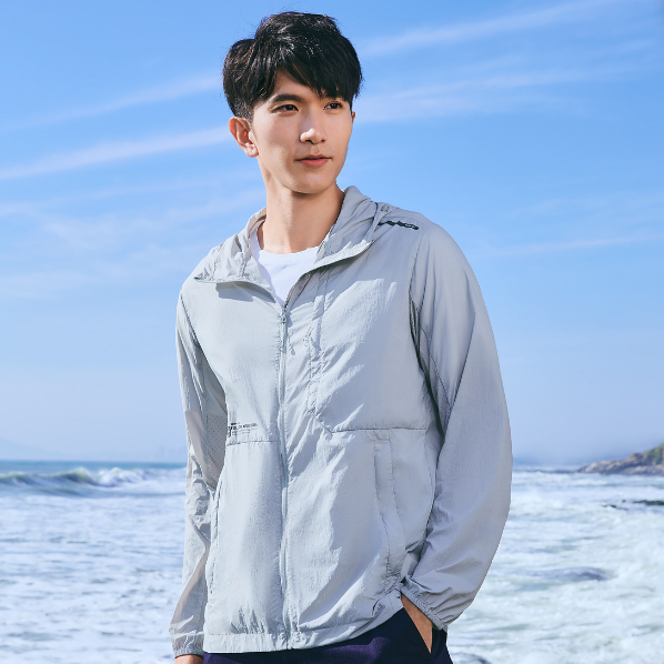 探路者防晒衣春夏户外轻薄男士皮肤衣防晒服