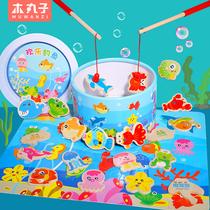 Fishing toys Infant children Magnetic 1-2 years old 3 one and a half years old baby early education puzzle force multi-functional boy girl