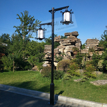 Antique garden lights with arms 3 meters 4 meters residential street lights garden landscape lights factory direct solar garden lights