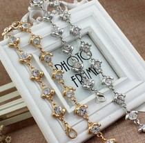 Vintage Dress Womens decorative waist Chain Womens fine sweet Rhinestone inlaid Metal waist chain