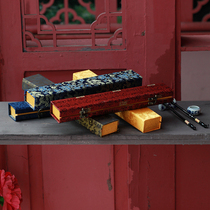 Fan box 10 inch 9 5 inch fan accessories box folding fan gift box brocade box fan box men and women folding fan