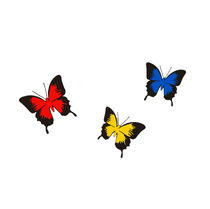 Two-color butterfly sticker reflective sticker motorcycle car pull scratch