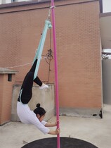 Aerial pole dance Dream magic Outdoor performance Satin auxiliary props Satin hammock Pole dance yoga two-in-one